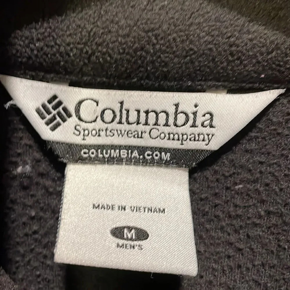 Columbia Mens black polar fleece zip up jacket - Picture 6 of 12